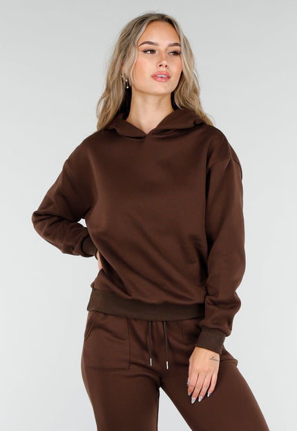 NEW081025 Donkerbruin Joggingpak