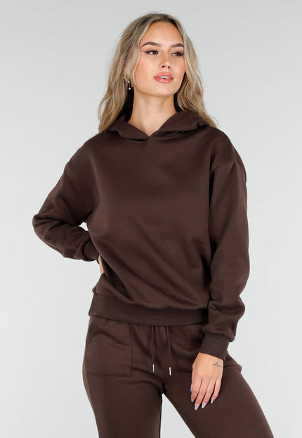NEW081025 Donkerbruin Joggingpak