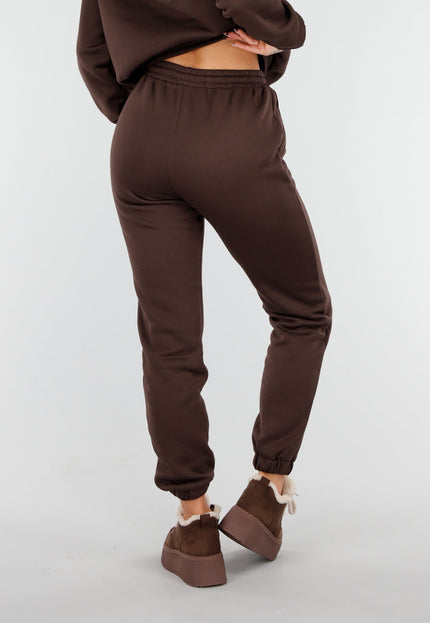 NEW081025 Donkerbruin Joggingpak