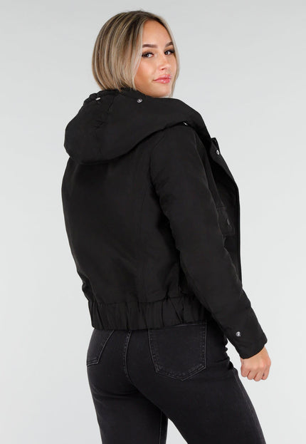 WINTER Donkerbruine Jas met Bontkraag