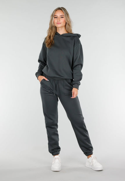 NEW081025 Donkergrijs Joggingpak