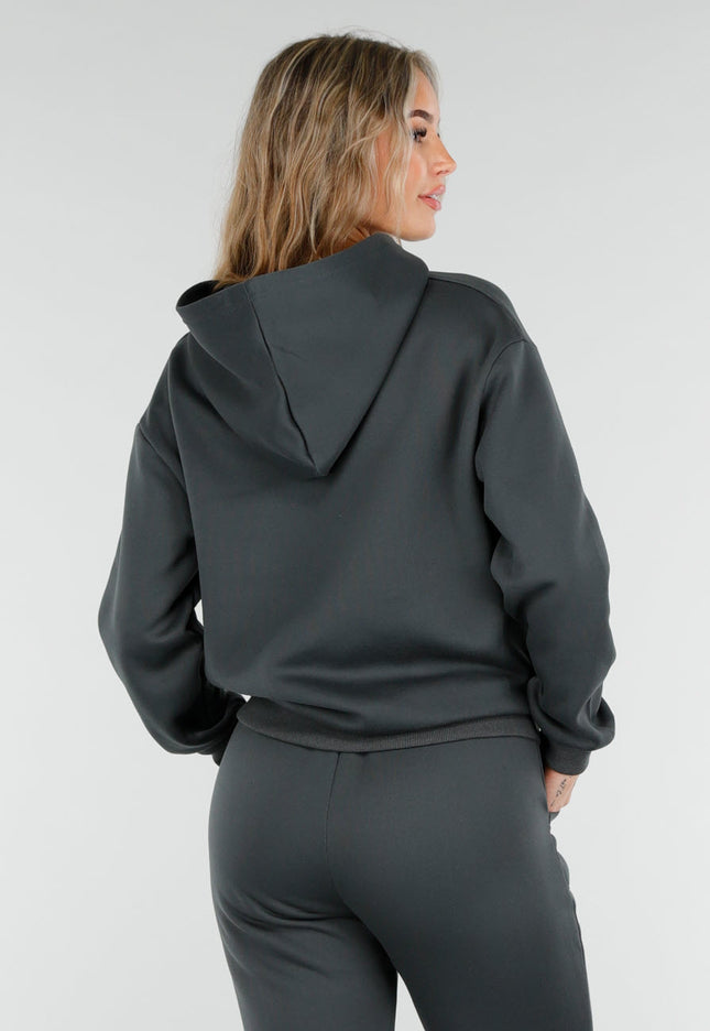 NEW081025 Donkergrijs Joggingpak