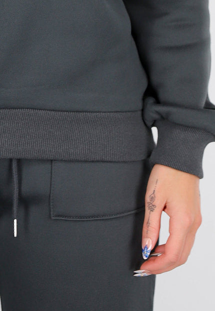 NEW081025 Donkergrijs Joggingpak