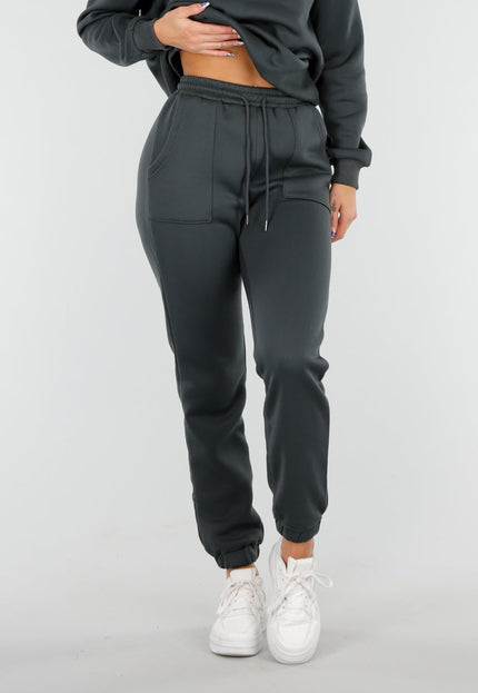 NEW081025 Donkergrijs Joggingpak