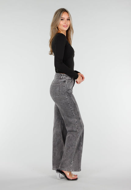 Redial Jeans Grijze Stretch High Waist Jeans