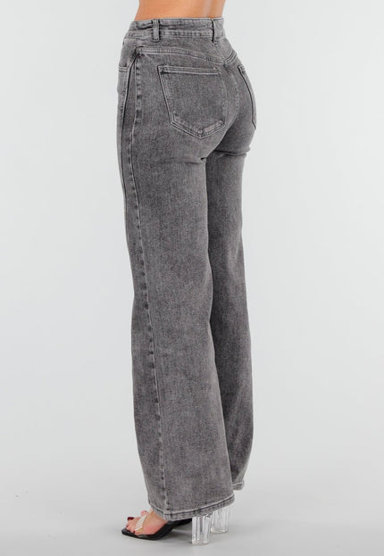 Redial Jeans Grijze Stretch High Waist Jeans