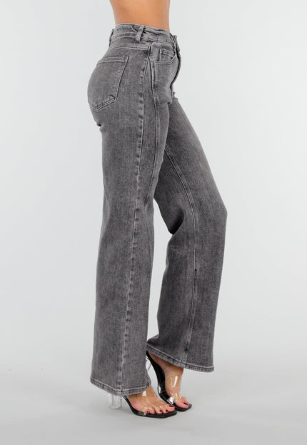 Redial Jeans Grijze Stretch High Waist Jeans