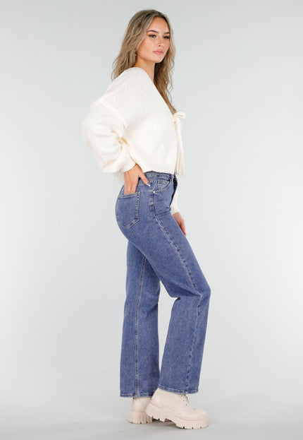 OP=OP.49.NL Straight Jeans Stretch Mid Blue