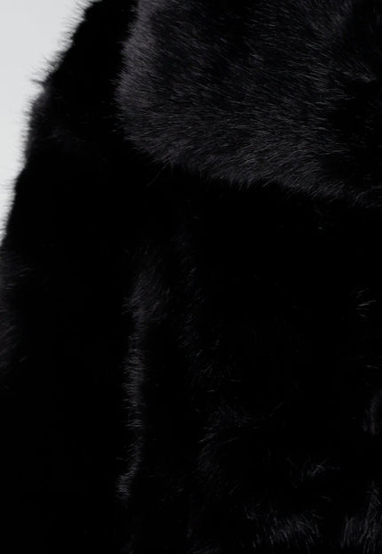 NEW081025 Zwarte Bontjas