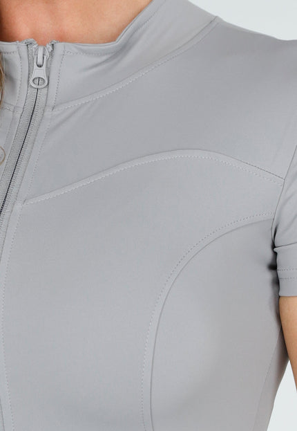 NEW090425 Grijze Sport Playsuit met Stretch