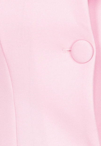 OP=OP.AV.09 Lichtroze Jurk met Vierkante Hals