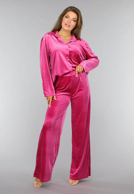 OP=OP.AV.12 Roze Fluwelen Two Piece