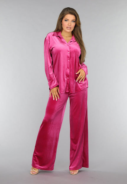 OP=OP.AV.12 Roze Fluwelen Two Piece