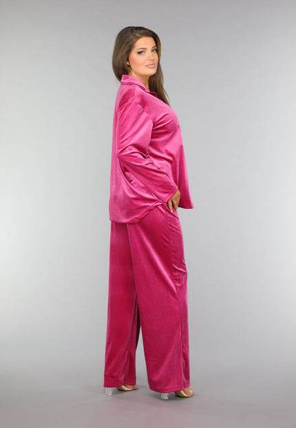 OP=OP.AV.12 Roze Fluwelen Two Piece