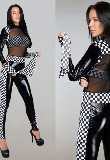 CARNA50 Mesh Racer Pitspoes Kostuum