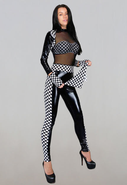 CARNA50 Mesh Racer Pitspoes Kostuum