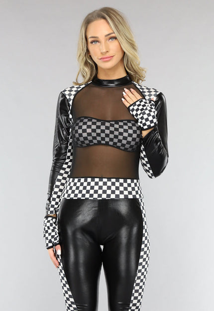 CARNA50 Mesh Racer Pitspoes Kostuum