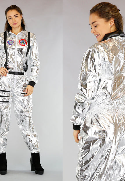 Metallic Astronaut Kostuum
