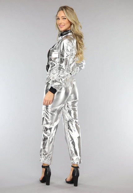 Metallic Astronaut Kostuum