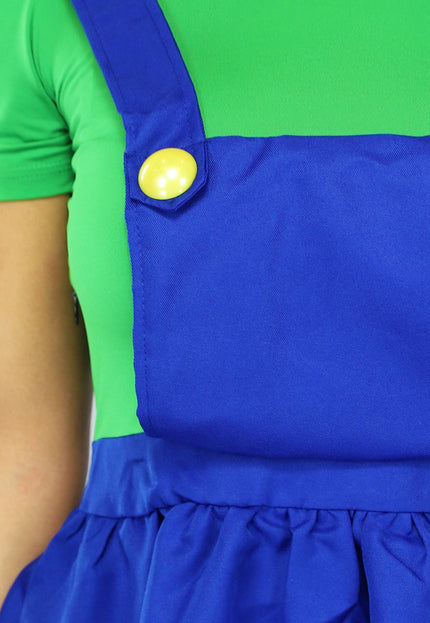 CARNA10 Vrouwelijk Luigi Kostuum