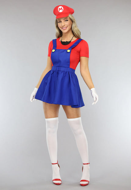CARNA20 Vrouwelijk Mario Kostuum