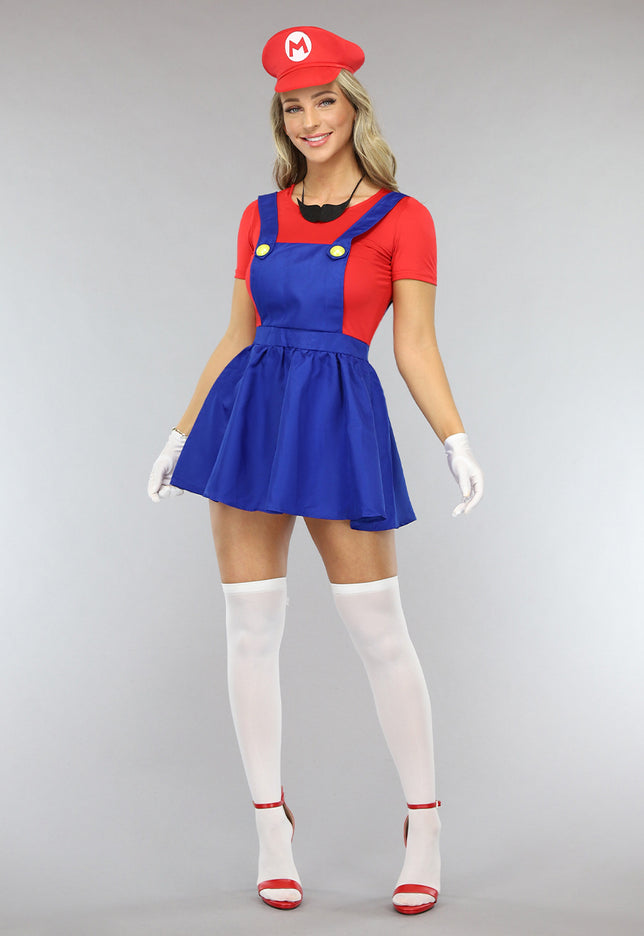 CARNA20 Vrouwelijk Mario Kostuum