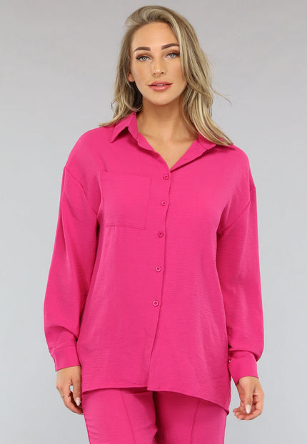 OP=OP.01.S Fuchsia Matching Set met Blouse