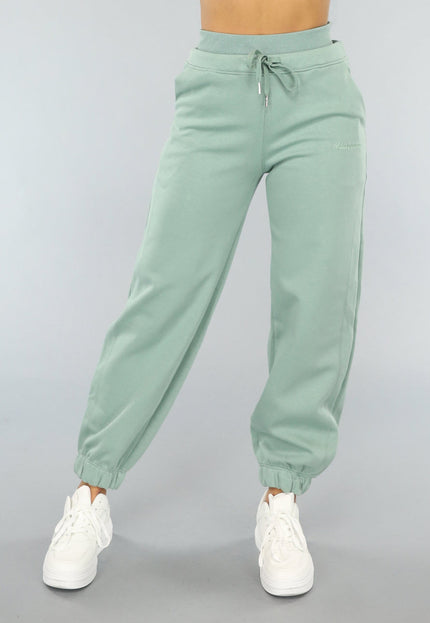 NEW1004 Mintgroene Joggingsbroek met Veters