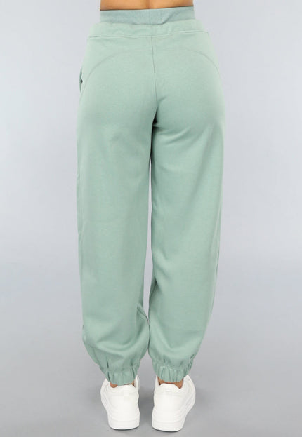 NEW1004 Mintgroene Joggingsbroek met Veters