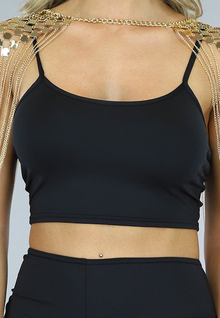 NEW1005 Gouden Schouder Chain