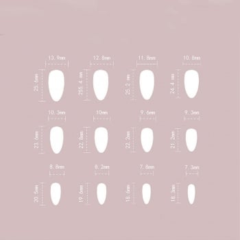 OP=OP.05.NL Pastel Multicolor Kunstnagels