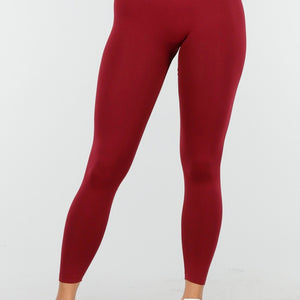 NEW100925 Bordeaux Stretch Sportlegging