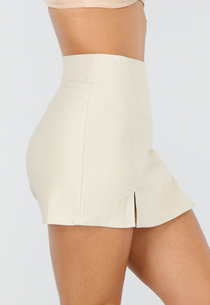 Skort Beige met Stretch