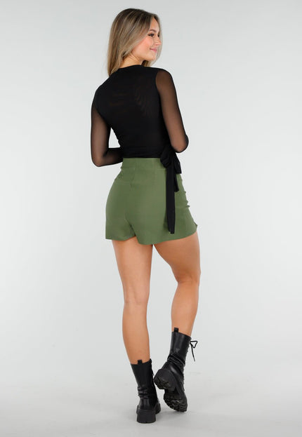 Skort Groen met Stretch