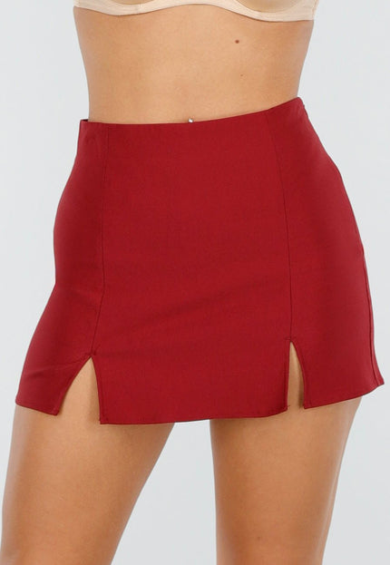Skort Rood met Stretch