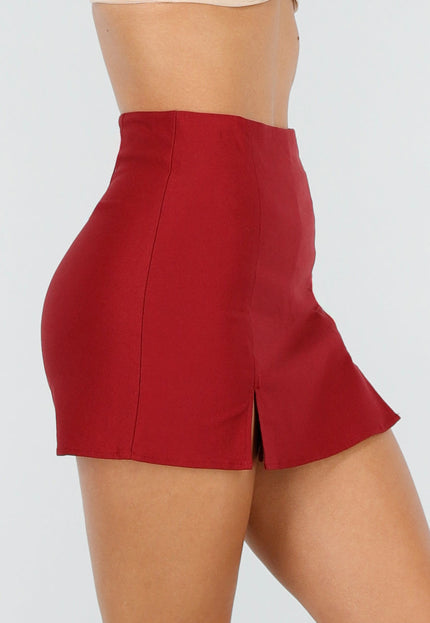 Skort Rood met Stretch
