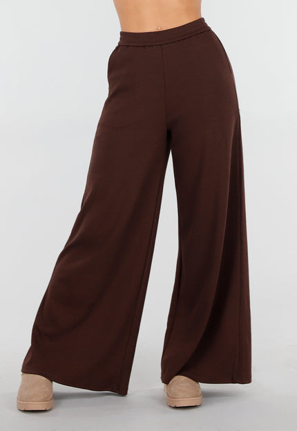 NEW101225 Bruine Lounge Broek