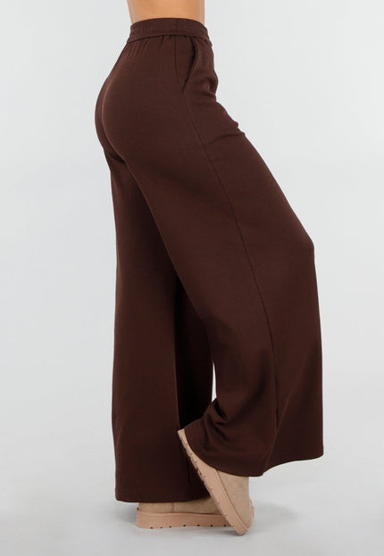 NEW101225 Bruine Lounge Broek