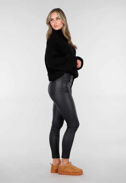 NEW101225 Bruine Suède Look Lage Boots