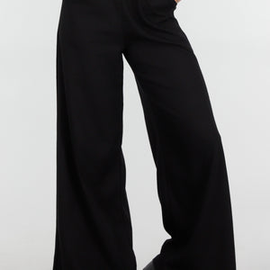 NEW101225 Zwarte Stretch Lounge Broek