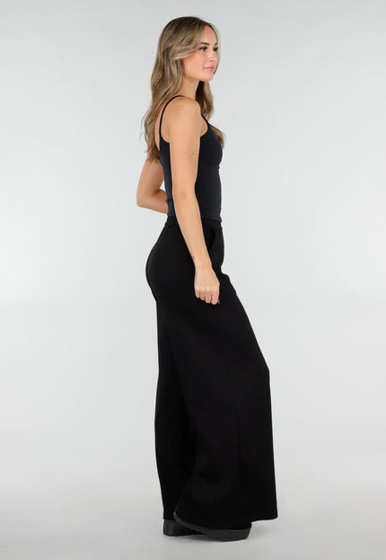 NEW101225 Zwarte Stretch Lounge Broek