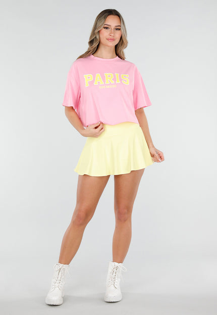 NEW110226 Roze Paris T-Shirt