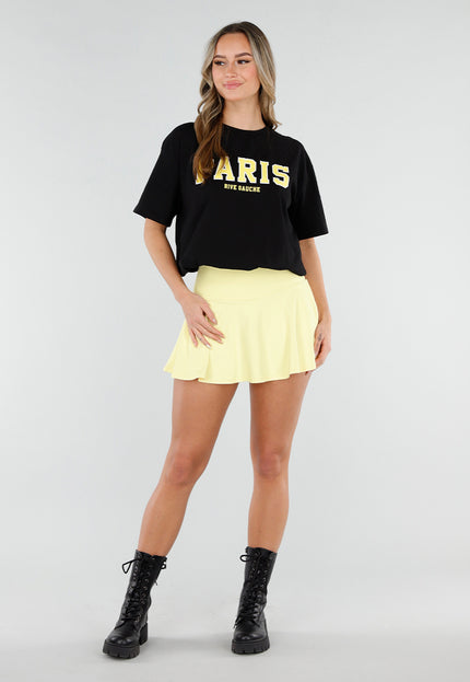 NEW110226 Zwart Paris T-Shirt