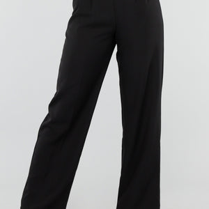 NEW110226 Zwarte Pantalon met Vaste Ceintuur