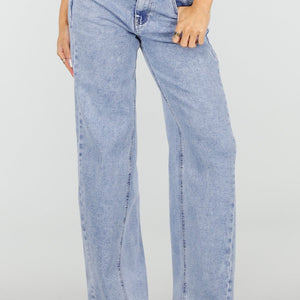 NEW110326 Lichtblauwe Wide Leg Jeans
