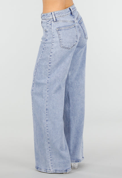 NEW110326 Lichtblauwe Wide Leg Jeans