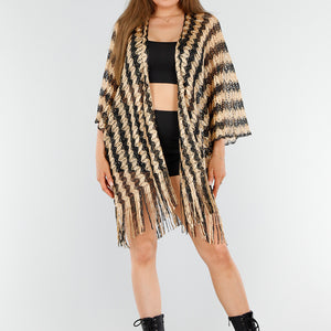 NEW110625 Goud-Zwarte Festival Kimono