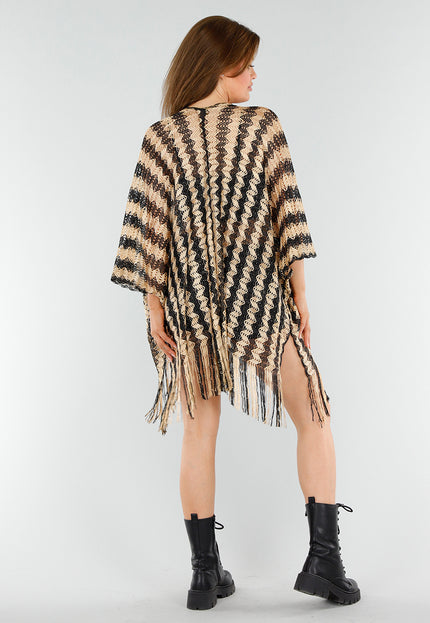 NEW110625 Goud-Zwarte Festival Kimono