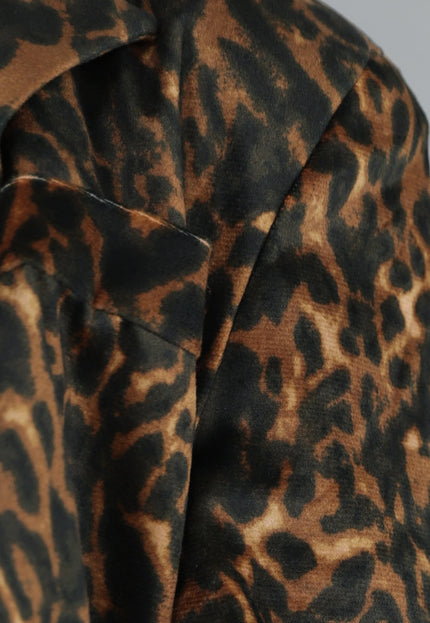 NEW1112 Panterprint Blazer met Zakken