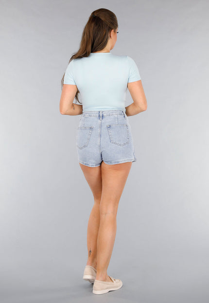 OP=OP.40.NL Twist Bodysuit in Lichtblauw